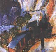 Ernst Ludwig Kirchner Rhaetian Railway, Davos china oil painting artist